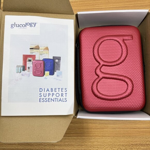 NEW Glucology Diabetes Travel Case Plus Red - Open Box - Picture 3 of 5